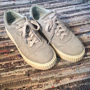 Grey Suede Sneaker